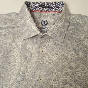 Bugatchi Uomo Mens Shirt XXL Long Sleve
